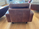 2x Lederland fauteuils