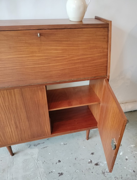 Image 1 of Vintage Jaren '60 Secretaire Klepkastje 