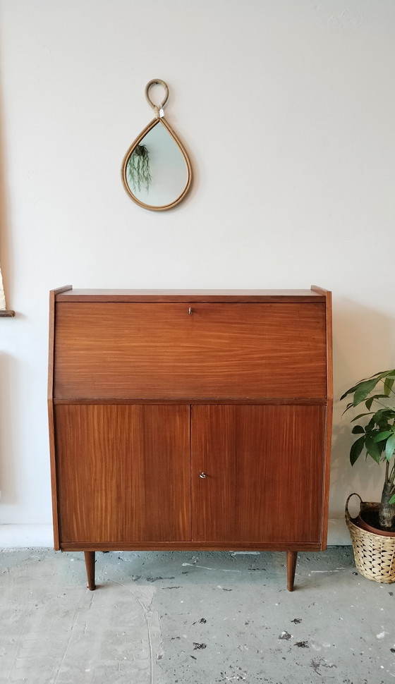 Image 1 of Vintage Jaren '60 Secretaire Klepkastje 