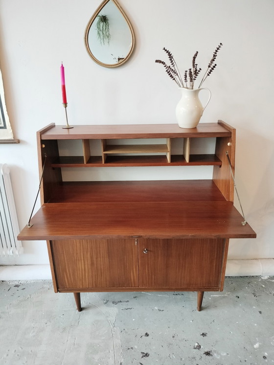 Image 1 of Vintage Jaren '60 Secretaire Klepkastje 