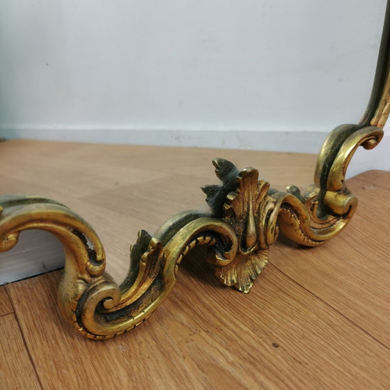 Image 1 of Vintage Barok Brocante Rococo Spiegel, Schouwspiegel