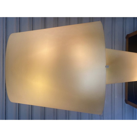 Image 1 of Vintage tafellamp 2850 in gezandstraald glas van Daniela Puppa voor Fontana Arte, Italië 1991