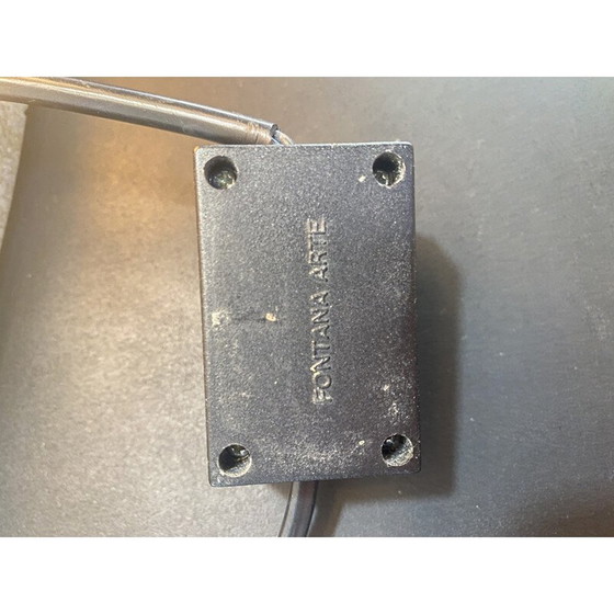 Image 1 of Vintage tafellamp 2850 in gezandstraald glas van Daniela Puppa voor Fontana Arte, Italië 1991