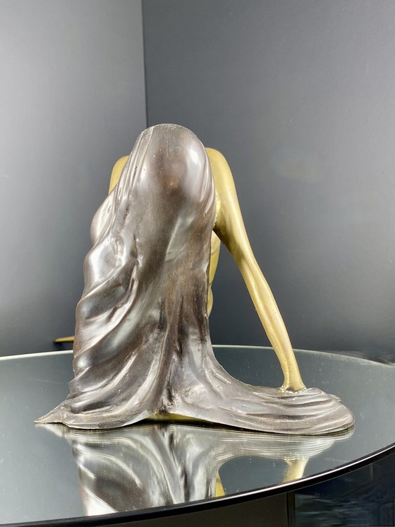 Image 1 of Jaren 20 Bronzen Beeld, Art Nouveau / Art Deco