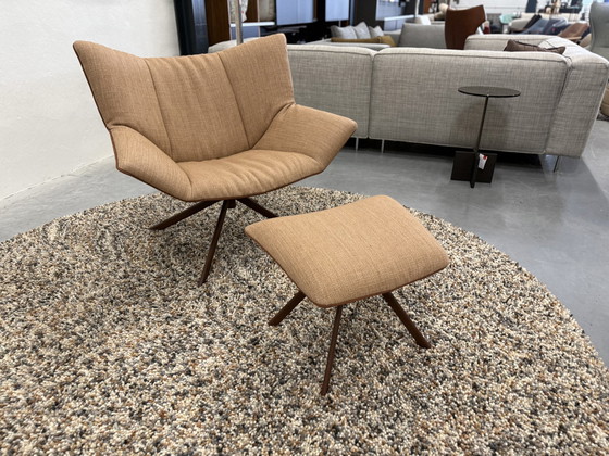 Image 1 of Label Vandenberg Gustav Fauteuil Met Poef Duo Bekleding 