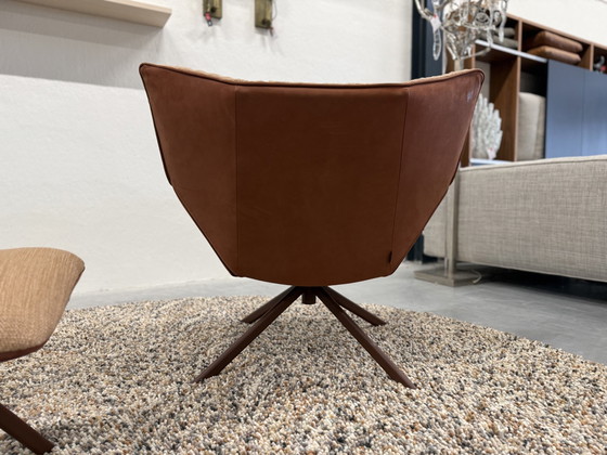 Image 1 of Label Vandenberg Gustav Fauteuil Met Poef Duo Bekleding 