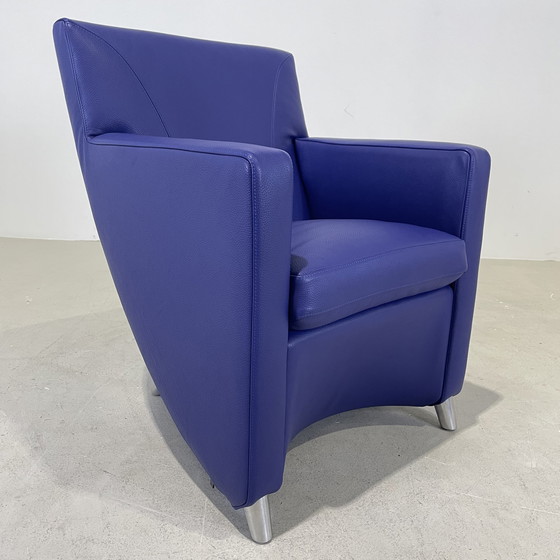 Image 1 of Leolux Dolcinea fauteuil blauw