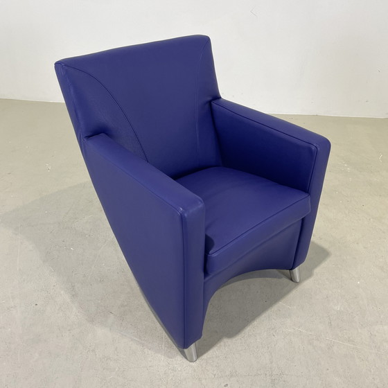 Image 1 of Leolux Dolcinea fauteuil blauw