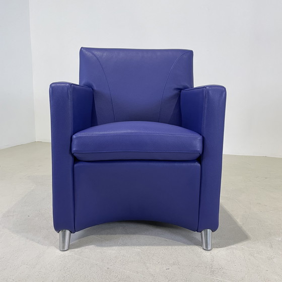 Image 1 of Leolux Dolcinea fauteuil blauw