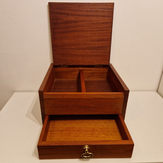 Image 1 of Vintage Zwevend Kastje Wandkastje Nachtkastje