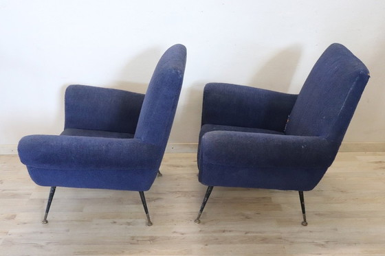 Image 1 of Italiaanse Mid Century Fauteuils