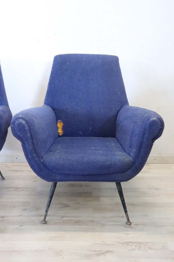 Image 1 of Italiaanse Mid Century Fauteuils