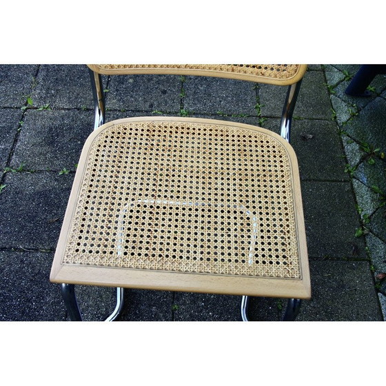 Image 1 of Paar vintage beukenhouten stoelen van Marcel Breuer, 1970