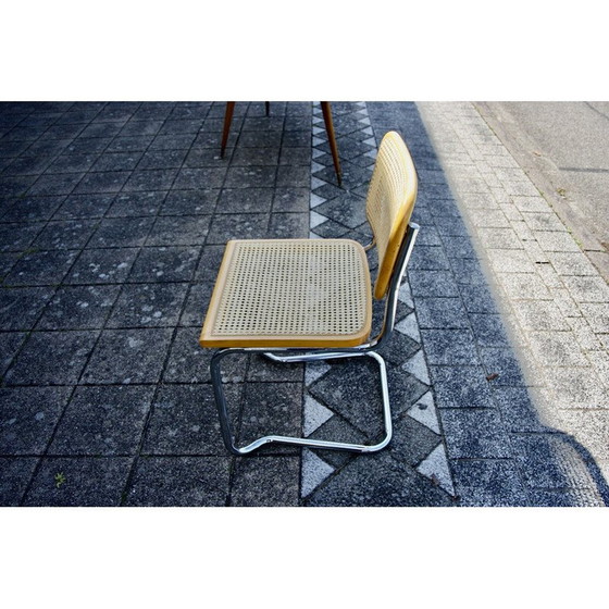 Image 1 of Paar vintage beukenhouten stoelen van Marcel Breuer, 1970