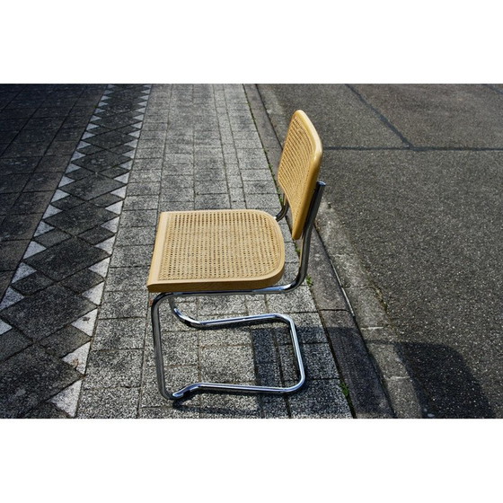 Image 1 of Paar vintage beukenhouten stoelen van Marcel Breuer, 1970