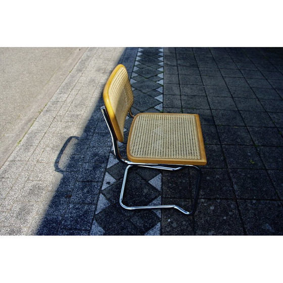 Image 1 of Paar vintage beukenhouten stoelen van Marcel Breuer, 1970