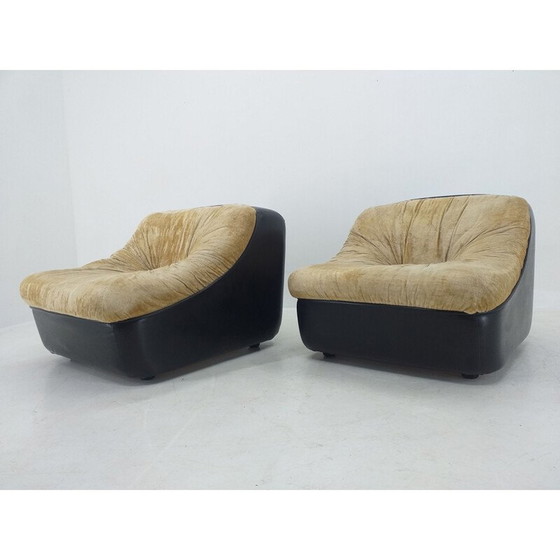 Image 1 of Paar vintage fauteuils, Italië 1970