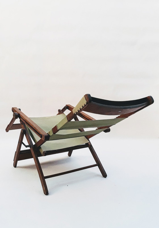 Image 1 of Thonet Vintage vouwbare ligstoel G80