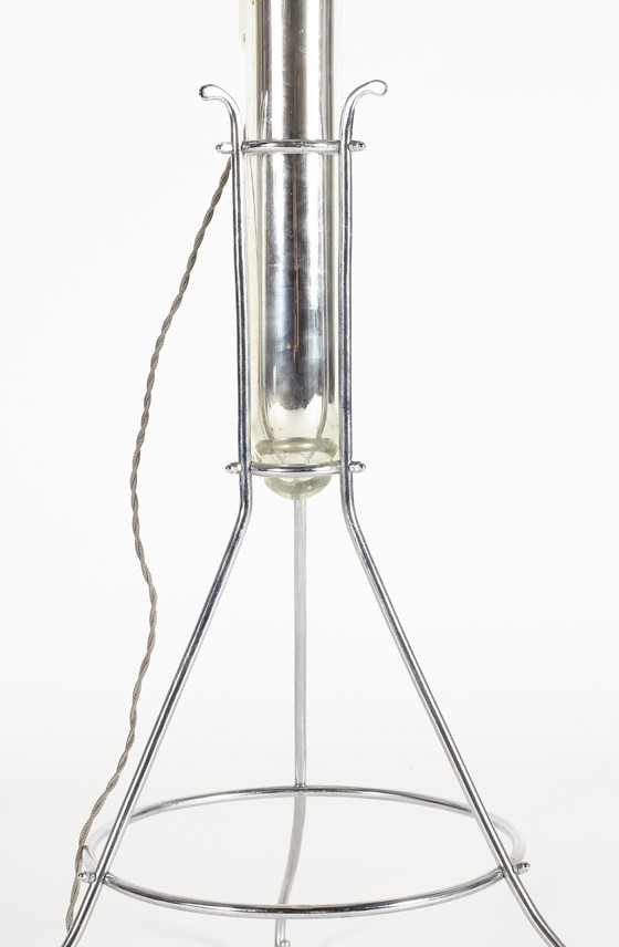 Image 1 of Italiaanse Fifties Design Vloerlamp In Glas