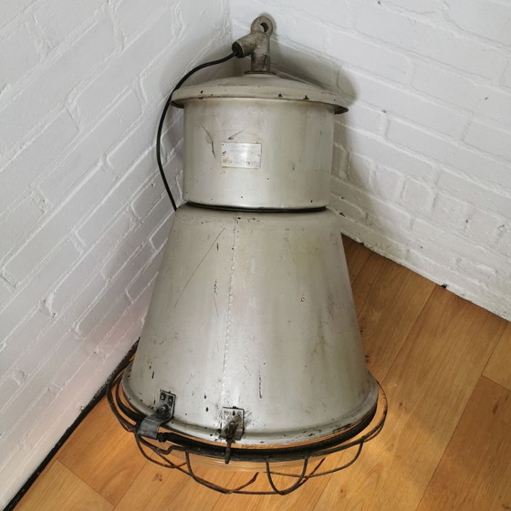 Image 1 of Vintage Industriële Lamp, Fabriekslamp, Hanglamp