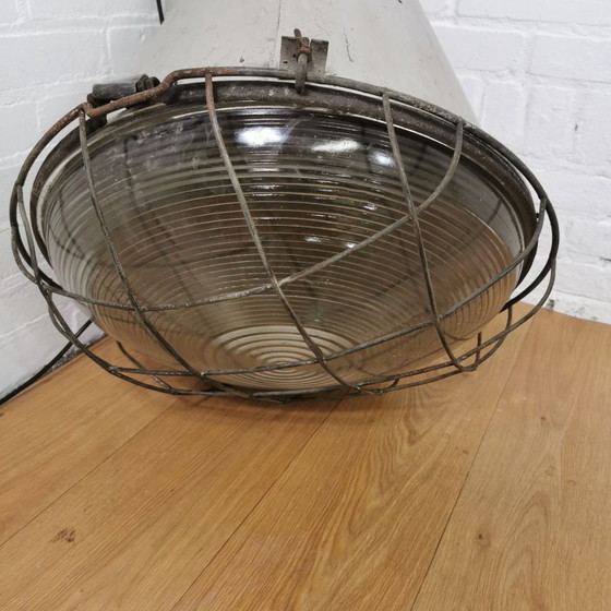 Image 1 of Vintage Industriële Lamp, Fabriekslamp, Hanglamp