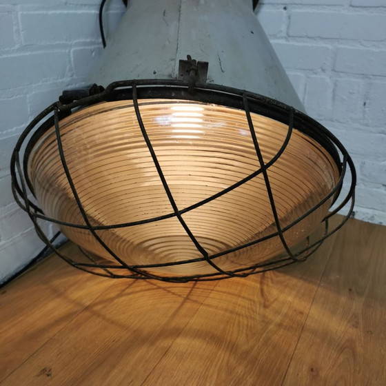 Image 1 of Vintage Industriële Lamp, Fabriekslamp, Hanglamp