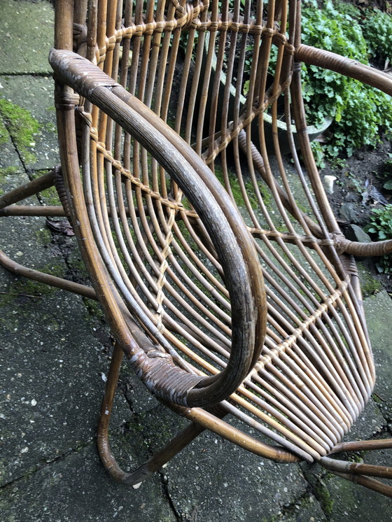 Image 1 of Vintage Rotan Stoelen