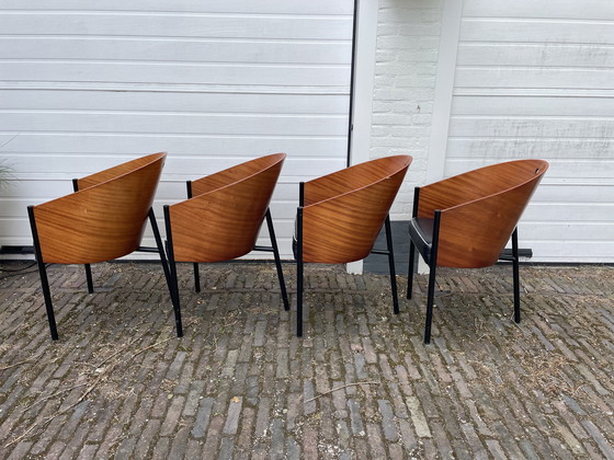 Image 1 of 4x Philippe Starck Costes Dining Chairs