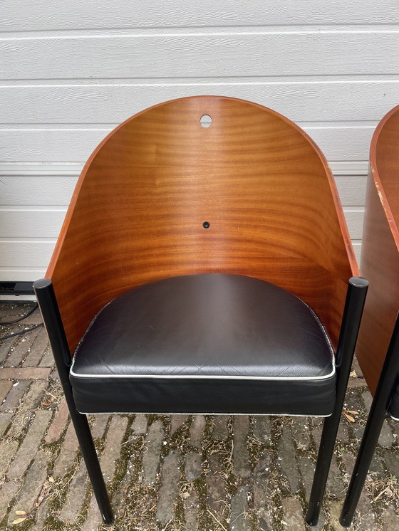 Image 1 of 4x Philippe Starck Costes Dining Chairs