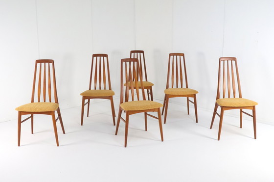 Image 1 of 6X Niels Koefoed Model Eva Stoelen 'Lindeskovs' Vintage