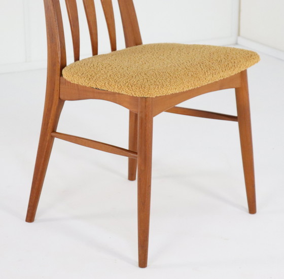 Image 1 of 6X Niels Koefoed Model Eva Stoelen 'Lindeskovs' Vintage