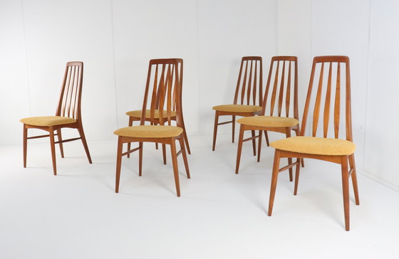 Image 1 of 6X Niels Koefoed Model Eva Stoelen 'Lindeskovs' Vintage