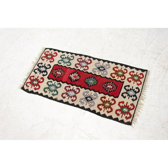 Image 1 of Vintage Kelim vloerkleed, jaren 1970