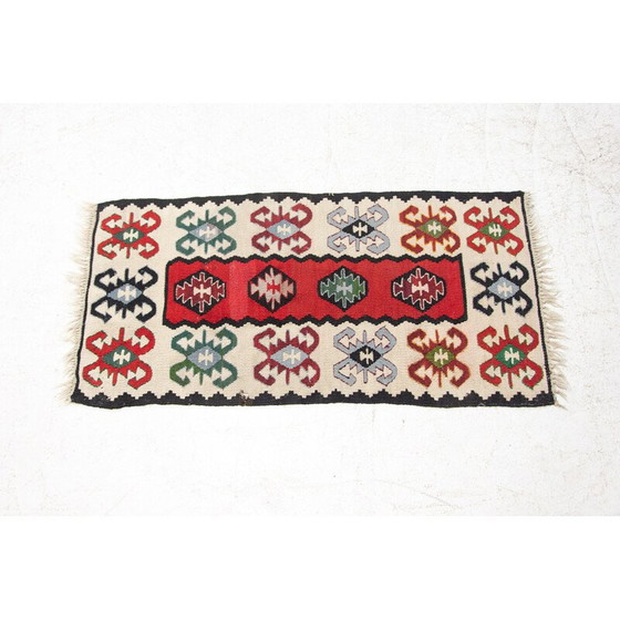 Image 1 of Vintage Kelim vloerkleed, jaren 1970