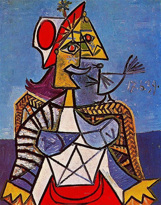 Image 1 of Pablo Picasso   ----Femme Bleu