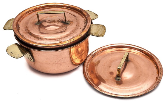 Image 1 of Paar koperen pannen