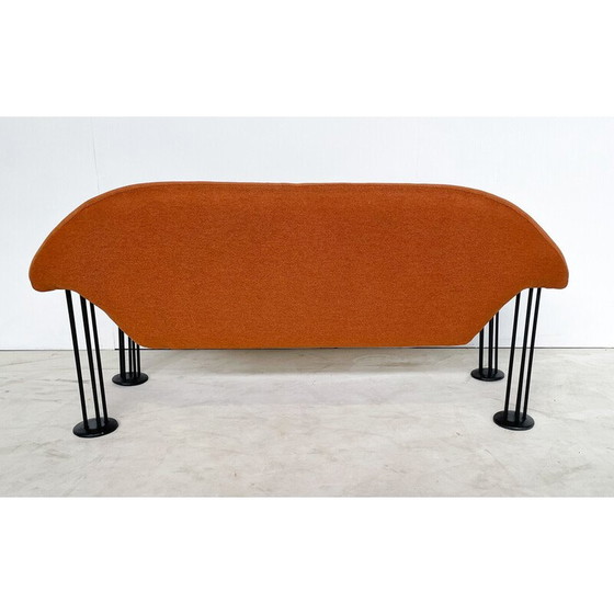 Image 1 of Vintage stoffen bank van Burkhard Vogtherr voor Hain + Tohme, 1980