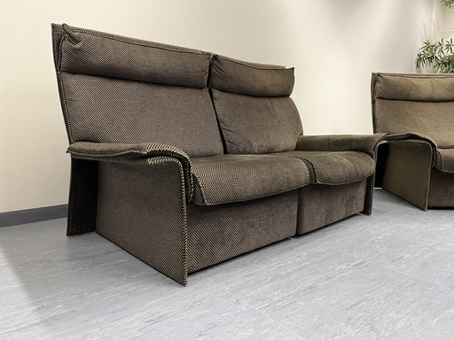 2x Walter Knoll, bank, fauteuil