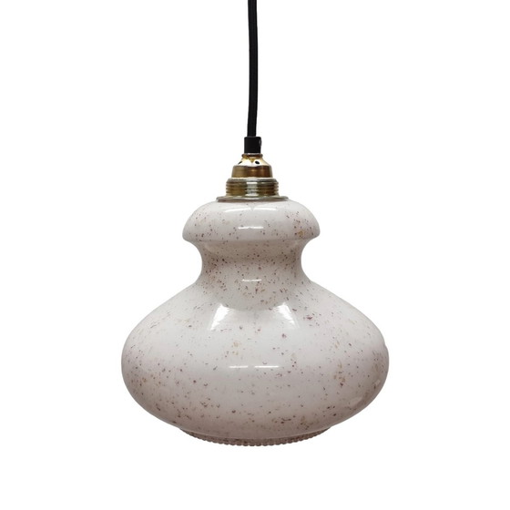 Image 1 of Vintage Hanglamp Met Opaline Kap