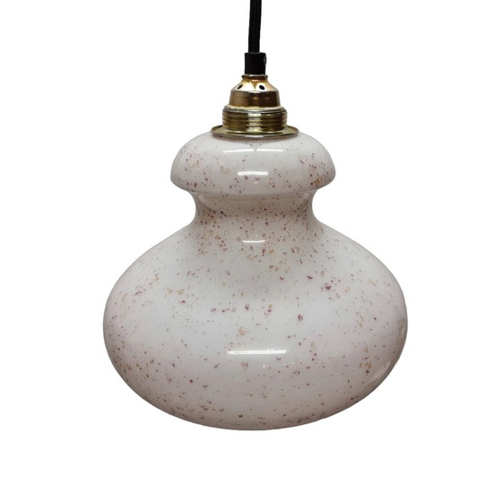 Image 1 of Vintage Hanglamp Met Opaline Kap