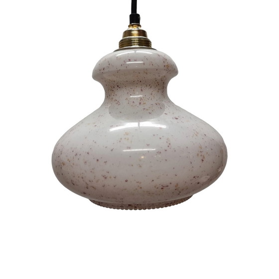 Image 1 of Vintage Hanglamp Met Opaline Kap