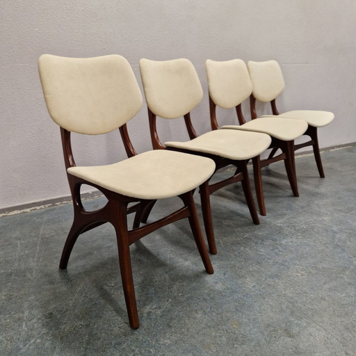 Set Vsn 4 Vintage Pynock Stoelen Eetkamerstoelen