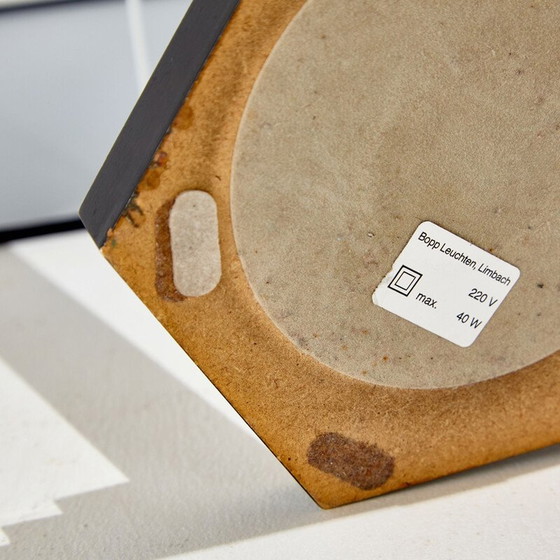 Image 1 of Vintage geometrische houten tafellamp