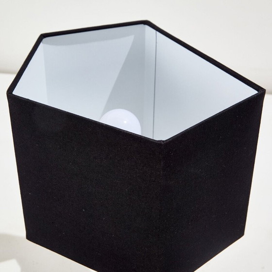 Image 1 of Vintage geometrische houten tafellamp