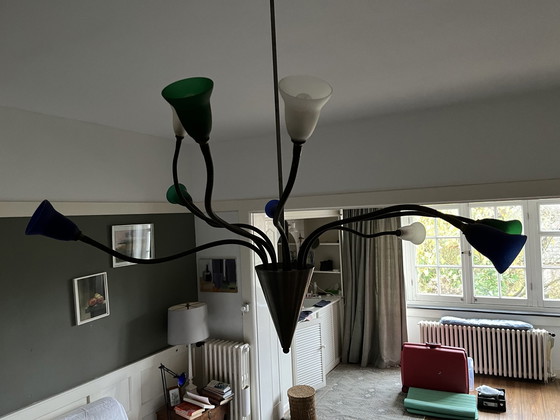 Image 1 of Een Postmoderne 9-Armige Hanglamp