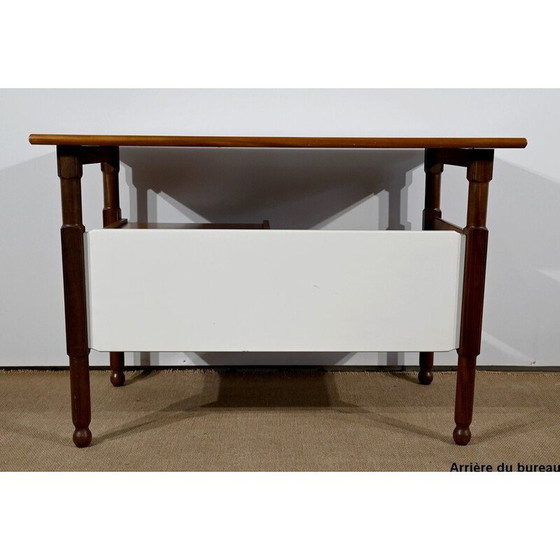 Image 1 of Vintage mahonie en teak bureau, 1960