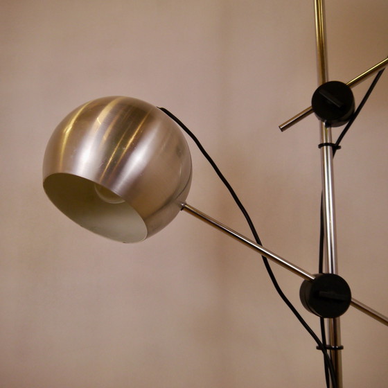 Image 1 of Vintage Space Age Hengel Bollen Vloerlamp