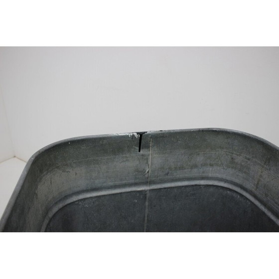 Image 1 of Vintage industriële metalen trolley voor Kovo Bzenec, Tsjecho-Slowakije 1950