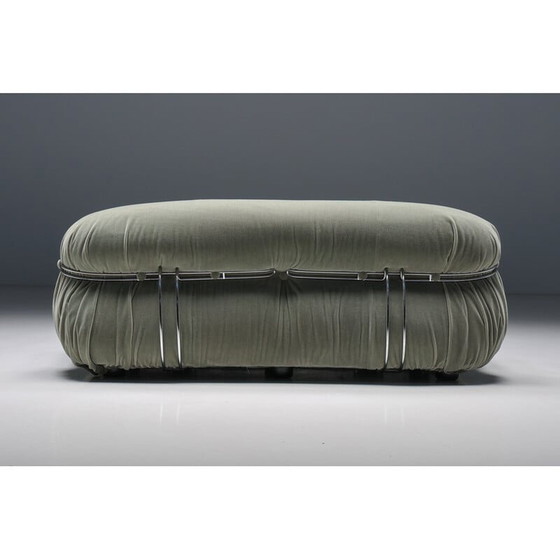 Image 1 of Mid century tweezitsbank Soriana van Afra en Tobia Scarpa voor Cassina, jaren 1970