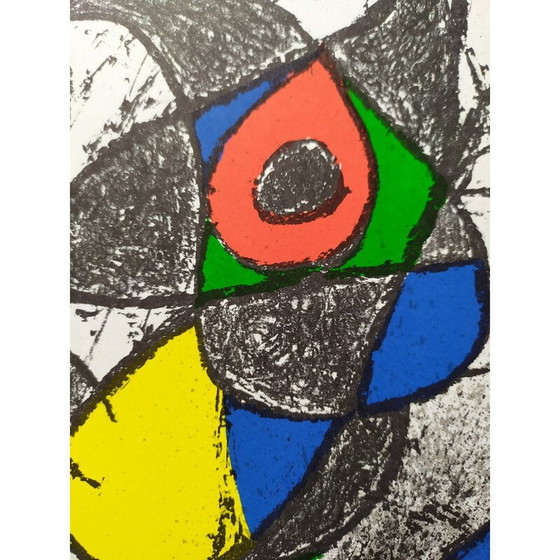 Image 1 of Vintage litho's en boekje van Joan Mirò, 1972